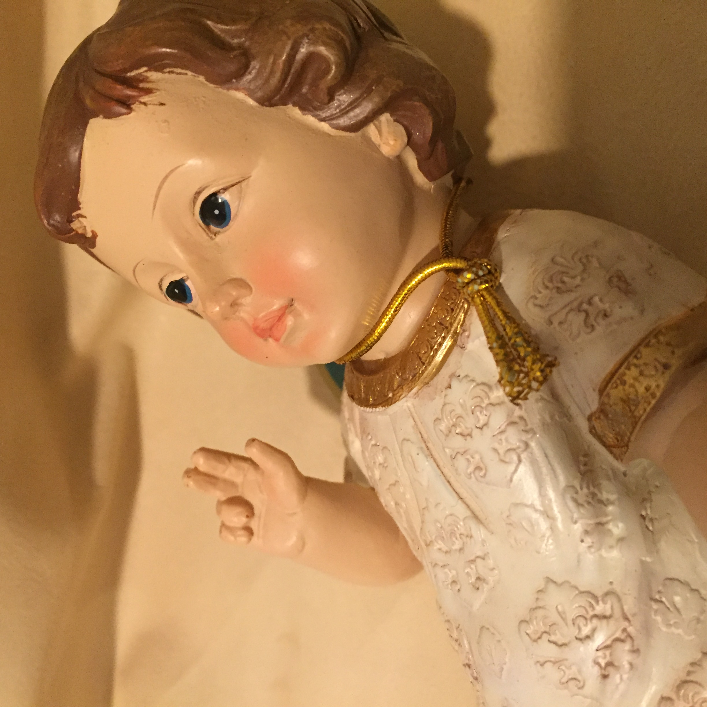 Statue Enfant Jésus En Résine - Hauteur 29 Cm, By Paben - Décoration Religieuse